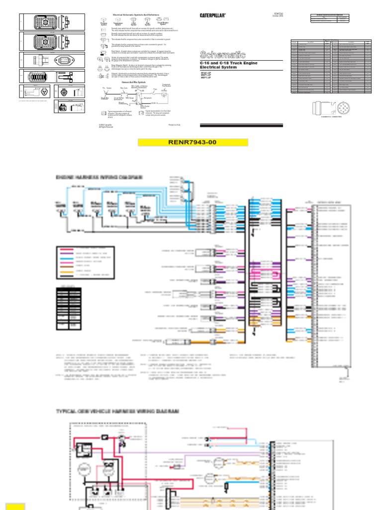 C18 CAT Electrical Connector Switch