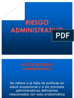 Riesgo Administrativo