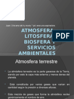 Atmosfera Litosfera Biosfera y Servicios Ambientales