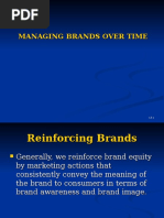 Managing Brands Over Time