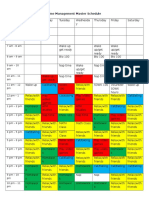 time management master schedule-ous