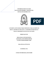 Concreto Autocompactable Propuesta para El Uso de Mezcla. Beneficios Técnicos y Consideraciones Básicas para Su Implementación en El Salvador