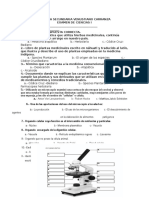 Examen de Ciencias I (Bloque I) LA CELULA