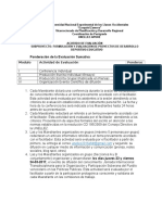 Acuerdo de Evaluaciön Organizaciön y Participacion Comunitaria