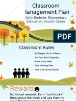 classroom management plan