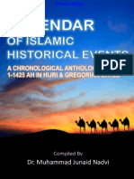 Book Calendar of Islamic Historical Event