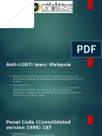 LGBT Acts in Malaysia