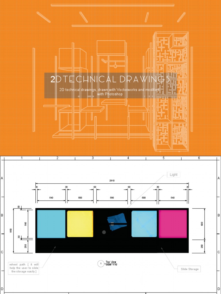 2D Technical Drawing | PDF | Art Media