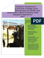 Minimizing The Risk of Shiga Toxin-Producing Escherichia Coli