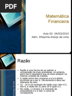 Aula 02 de 10 - Matemática Financeira (04-03-10)