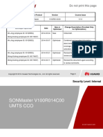 Training Document V100R014C00 UMTS CCO