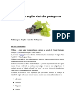 As Principais Regiões Vinícolas Portuguesas
