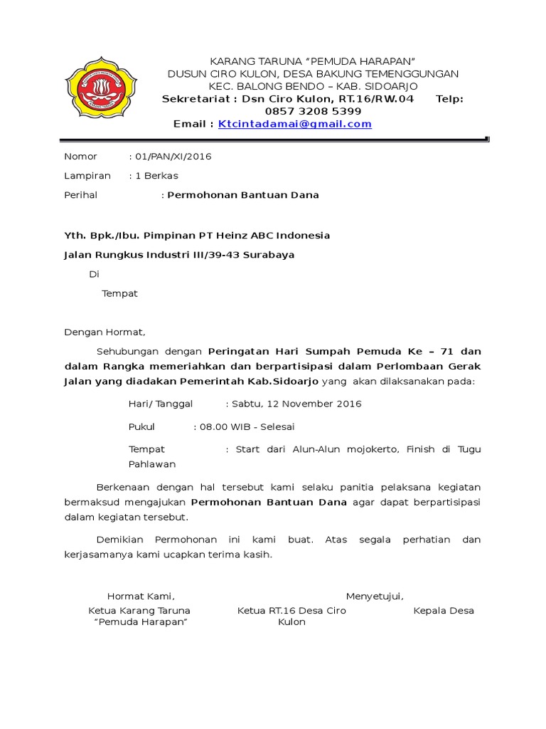 Proposal Hari Pahlawan