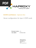 Haproxy Load Balancer Appnotes 0053 Server Configuration For Layer4 DSR Mode en