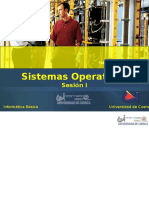 CAPITULO II Sistemas Operativos Sesion I