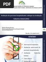 Avaliaçao Subjetiva Global e Do Hospitalizado
