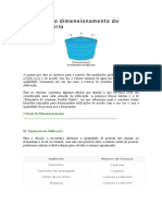 Cálculo Do Dimensionamento Do Reservatório