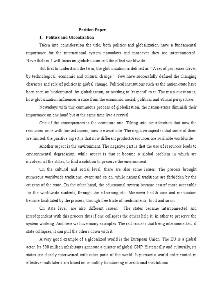 Essay writing globalization picture