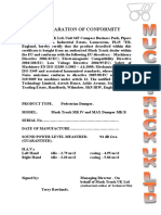 Ec Declaration of Conformity: (Authorised Author of Technical File)