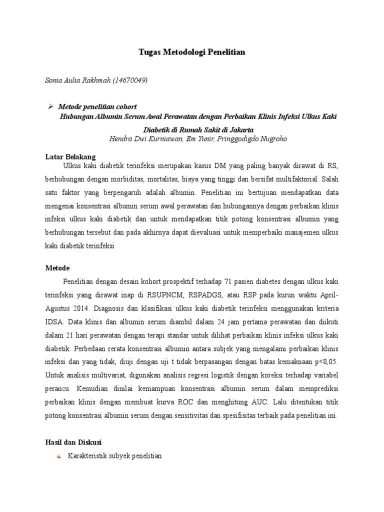 Review Jurnal Case Control Cross Sectional Cohort Pdf