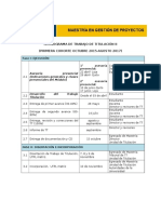 Cronograma de Trabajo de Titulacion II