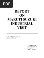 Download Maruti Suzuki Report by Hard Kaur SN34770344 doc pdf
