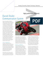 Accenture Ducati Dealer Communication System