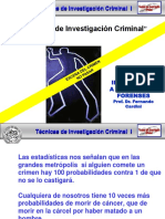 Tecnicas de Investigacion Criminal I Modulo 1 UBA 2017