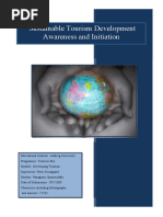 Sustainable Tourism Development Awareness and Initiation