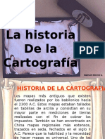 Historia evolución mapas 40