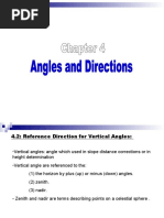 Angles and Directions