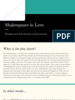 Shakespeare in Love Background