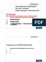 JMBZ-QPR-0323R0-Reciclagem Treinamento ISO 9001 2008 - Politica - Indicadores-Procedimentos - Segundo Semestre 2012 ZEPPELIN SYSTEMS Treinamento