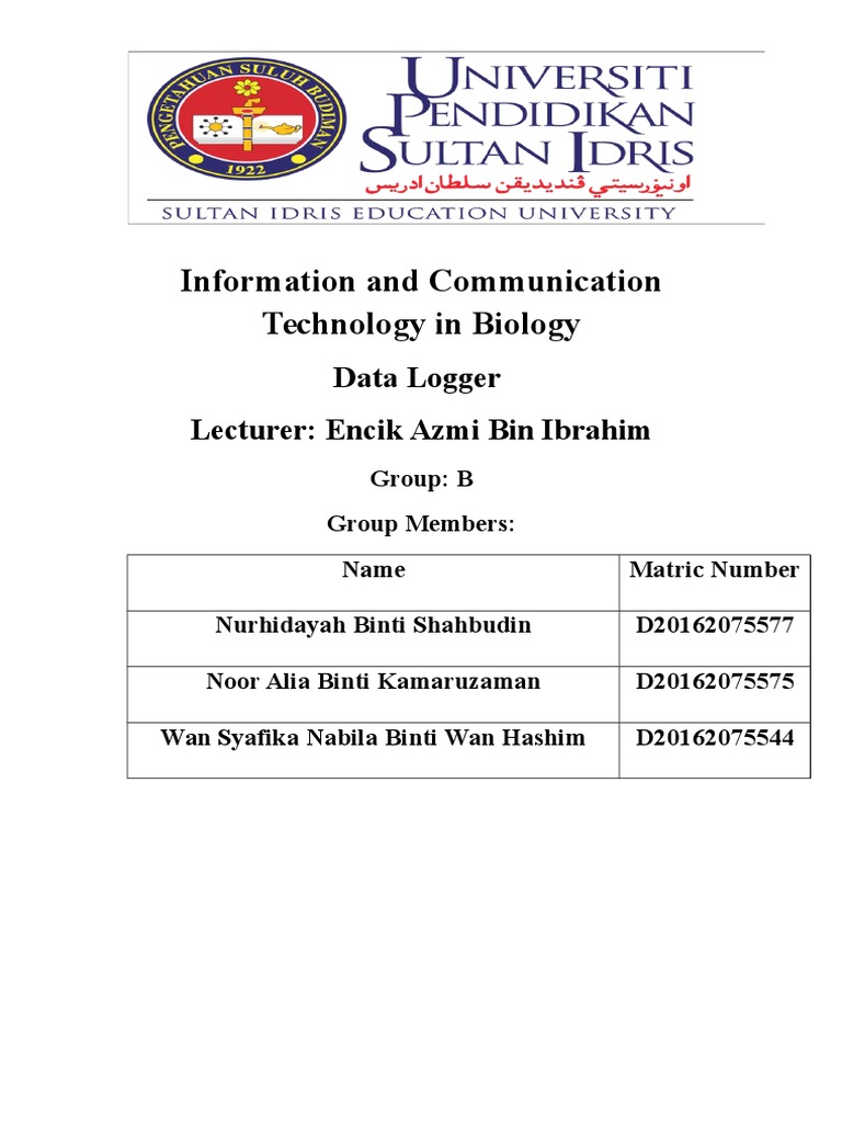 Introduction Data Logger Report PDF