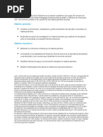 La Cátedra Libre de Educación Petrolera Es Un Espacio Académico Que Surge Del Convenio de Cooperación Entre La Universidad Pedagógica Experimental Libertador y Petróleos de Venezuela S