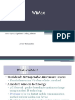 Wimax: Csci-I4702 Algebraic Coding Theory