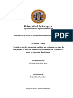 Planificación Del Suministro Eléctrico en Áreas Rurales de Los Países en Vías de Desarrollo: Un Marco de Referencia para La Toma de Decisiones