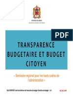 Transparence Budgtéaire Ogp 2016