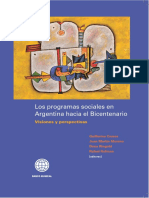 Losprogramassocialesenargentinahaciabicentenario PDF