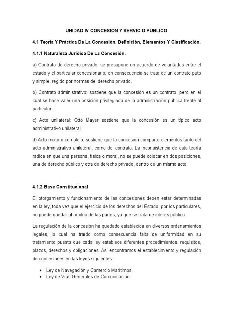 Teoría y Práctica de Concesiones Públicas | PDF | Regulación | Ley ...