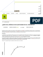 ¿Qué Es El Módulo de Elasticidad en El Concreto?