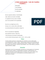 Aquela Triste e Leda Madrugada - Luís de Camões (Análise)