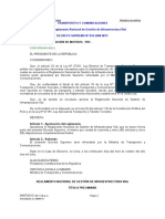 2) MTC (SPIJ) Reglamento Nacional de Gestión de Infraestructura Vial (Actualizado Al 2013) PDF