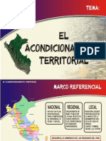 Acondicionamiento territorial Perú 