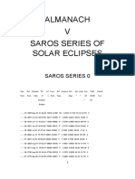 Saros Series of Solar Eclipses
