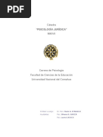 Psicología Jurídica-Curso 2017
