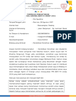 Dokumen Administratif Calon Staff Ahli Bidang
