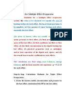 Calculation for Multiple Effect Evaporator.docx