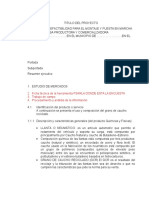 Estudio de prefactibilidad para producir y comercializar grano de caucho reciclado