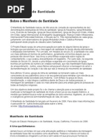 O Manifesto de Santidade